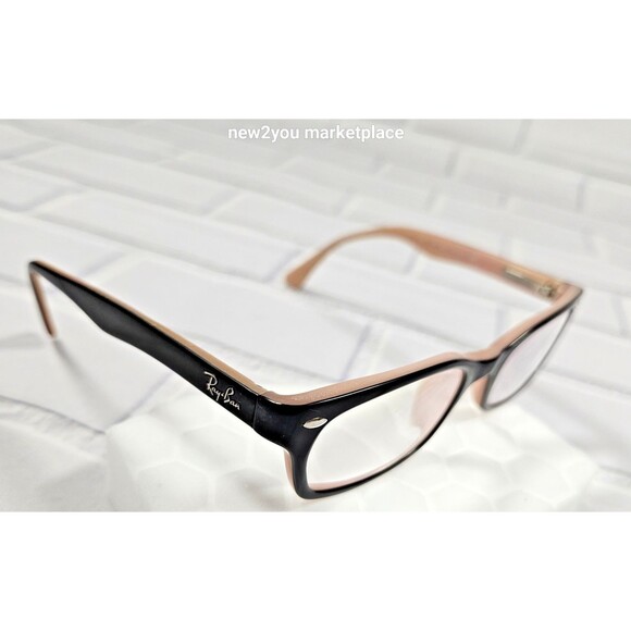 Authentic Ray Ban RB 5150 5024 Black Pink 50mm Glasses Frames RX pre owned - Picture 1 of 16